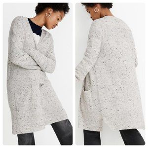 Madewell Donegal Kent Cardigan Sweater grey